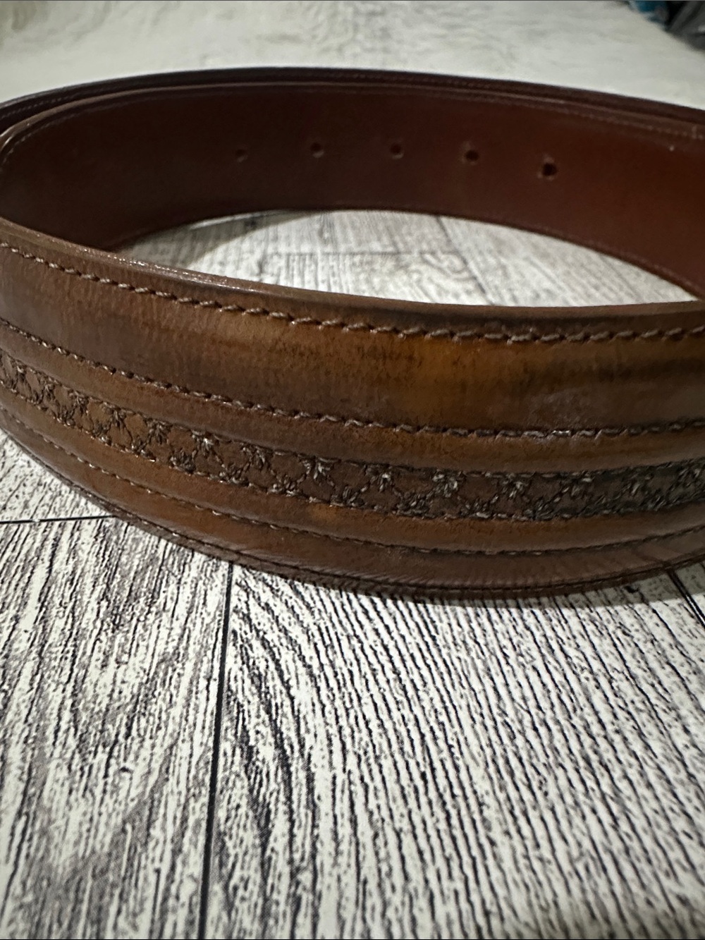 Dolce & Gabbana Brown Leather Belt with Embellished Gold Buckle - Picture 13 of 13